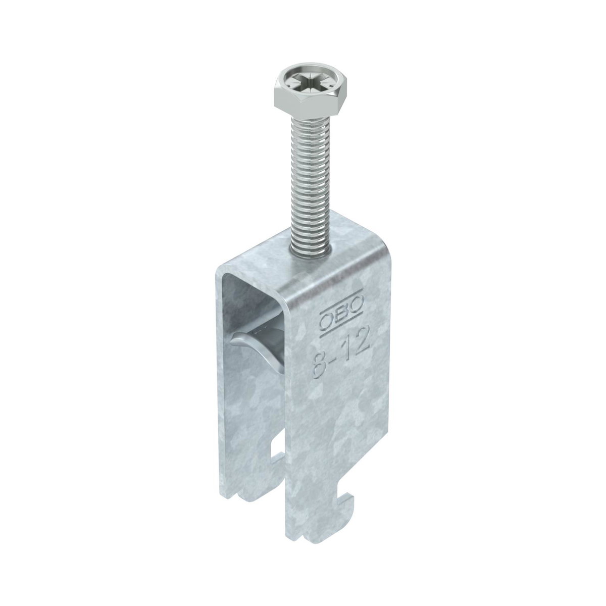 Abraçadeira BBS 2056 dupla 08-12mm Aço Galvanizado por imersão a quente após maquinação