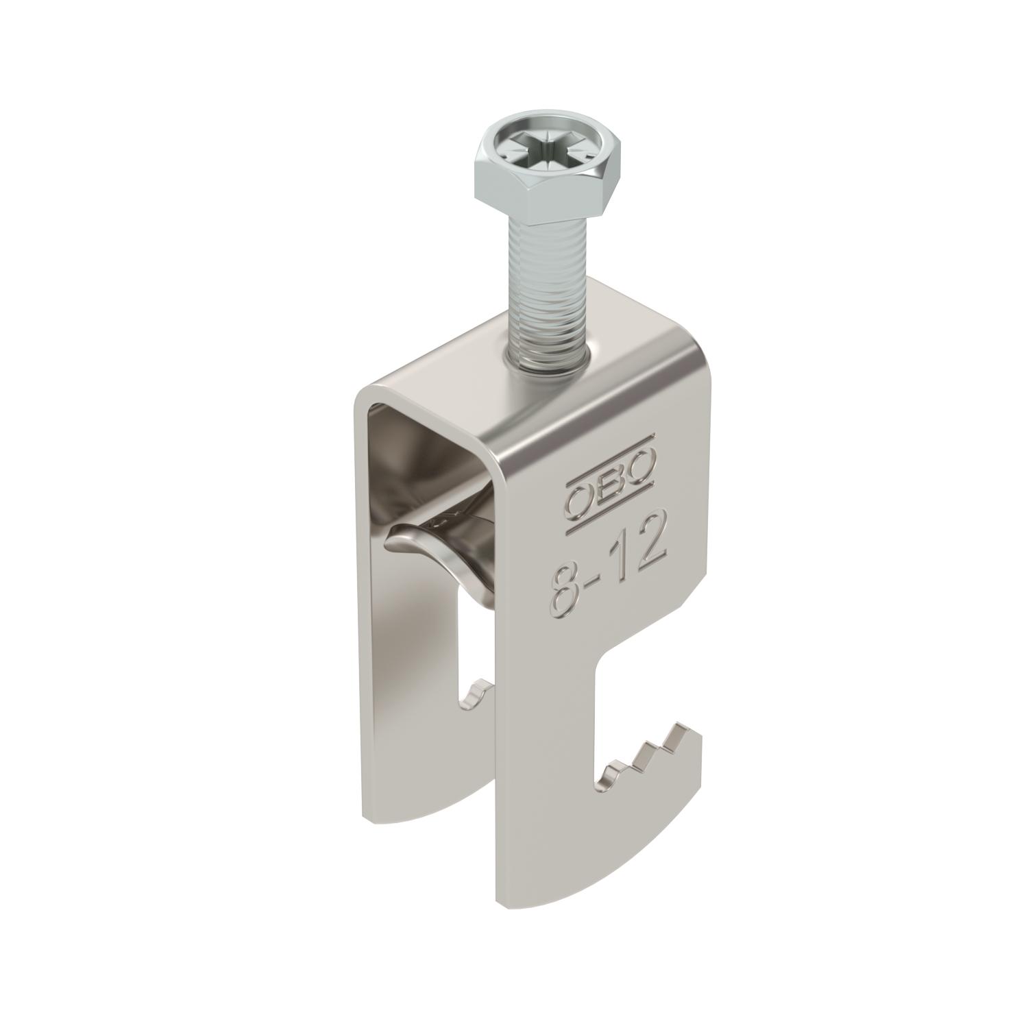 Abraçadeira BBS 2056 08-12mm Aço inoxidável, livre de ferrugem A2 1.4301 brilhante, pós-tratamento