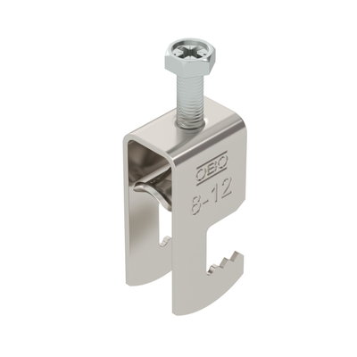 Abraçadeira BBS 2056 08-12mm Aço inoxidável, livre de ferrugem A2 1.4301 brilhante, pós-tratamento