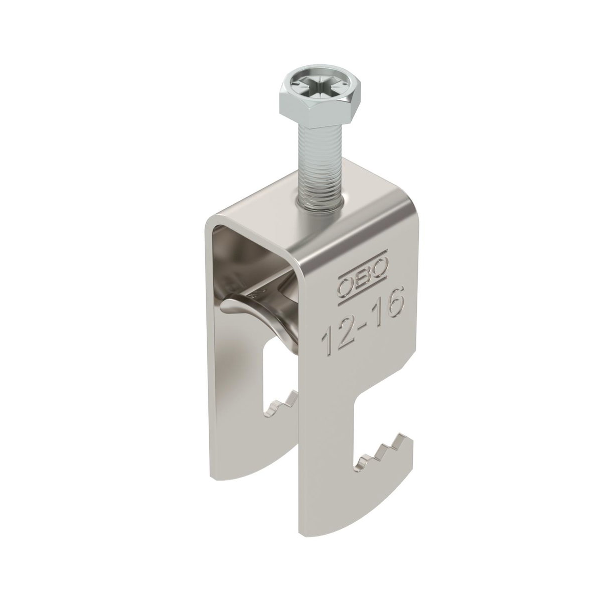 Abraçadeira BBS 2056 12-16mm Aço inoxidável, livre de ferrugem A2 1.4301 brilhante, pós-tratamento