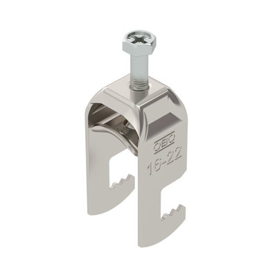 Abraçadeira BBS 2056 16-22mm Aço inoxidável, livre de ferrugem A2 1.4301 brilhante, pós-tratamento