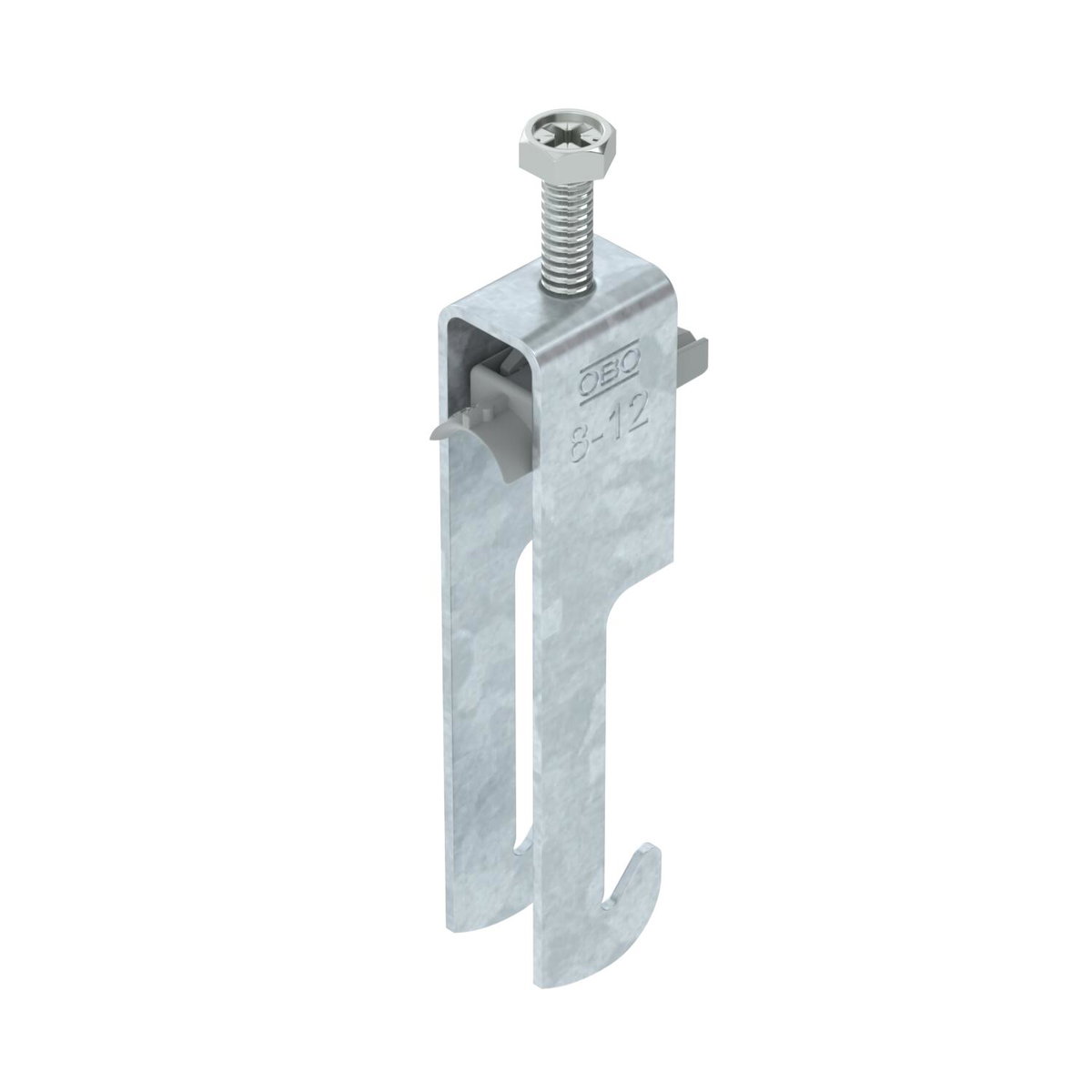 Abraçadeira BBS 2056 dupla 08-12mm Aço Galvanizado por imersão a quente após maquinação