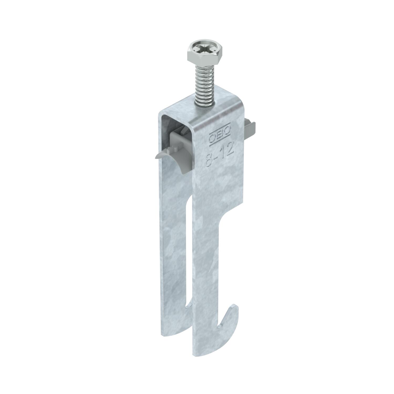 Abraçadeira BBS 2056 dupla 08-12mm Aço Galvanizado por imersão a quente após maquinação