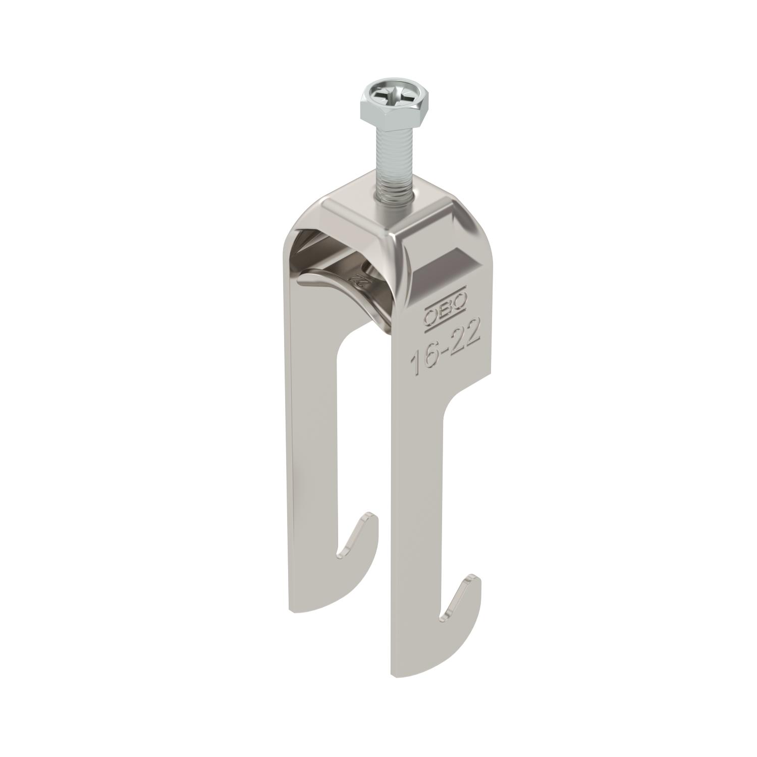 Abraçadeira BBS 2056 16-22mm Aço inoxidável, livre de ferrugem A2 1.4301 brilhante, pós-tratamento