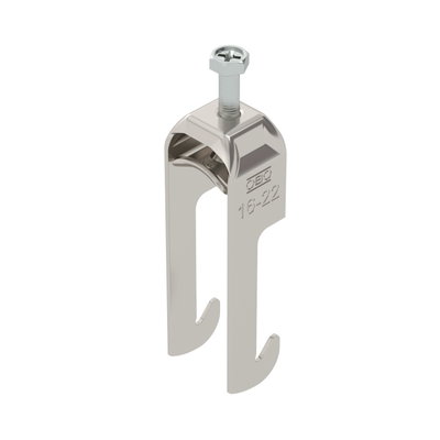 Abraçadeira BBS 2056 16-22mm Aço inoxidável, livre de ferrugem A2 1.4301 brilhante, pós-tratamento