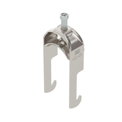 Abraçadeira BBS 2056 40-46mm Aço inoxidável, livre de ferrugem A2 1.4301 brilhante, pós-tratamento
