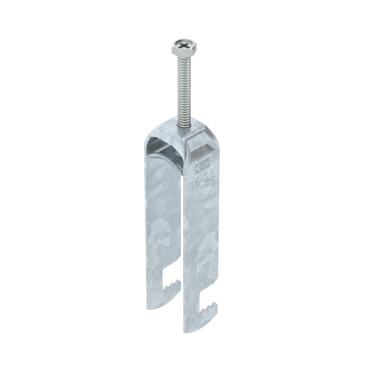 Abraçadeira BBS 2056 tripla 16-22mm Aço Galvanizado por imersão a quente após maquinação