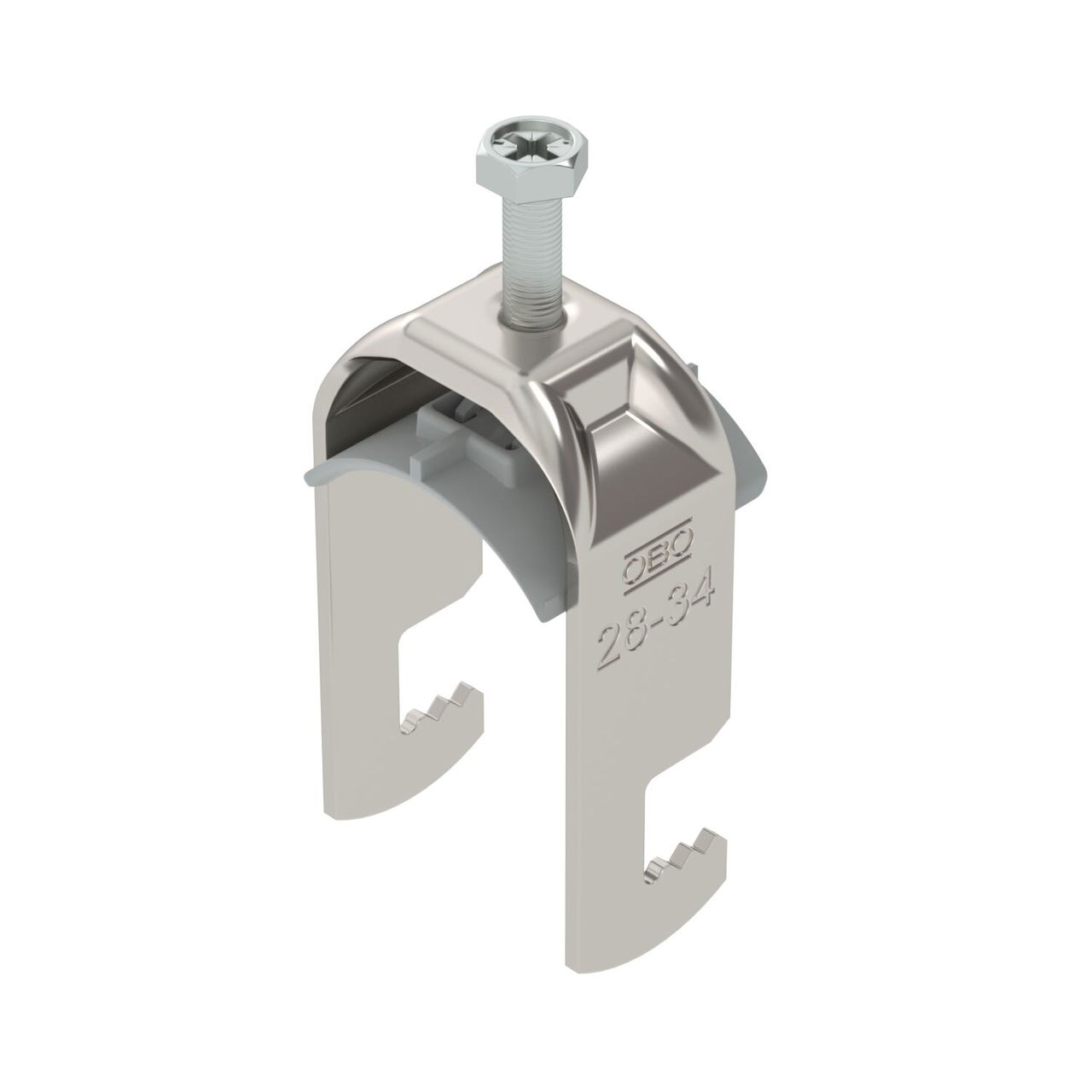 Abraçadeira BBS 2056 28-34mm Aço inoxidável, livre de ferrugem A2 1.4301 brilhante, pós-tratamento