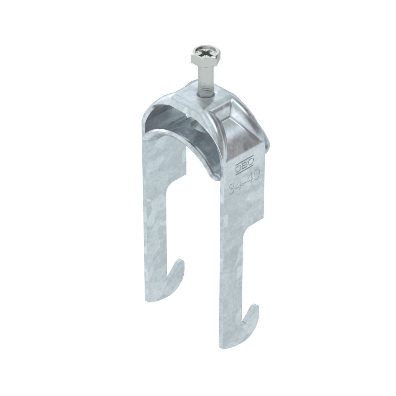 Abraçadeira BBS 2056 34-40mm Aço Galvanizado por imersão a quente após maquinação