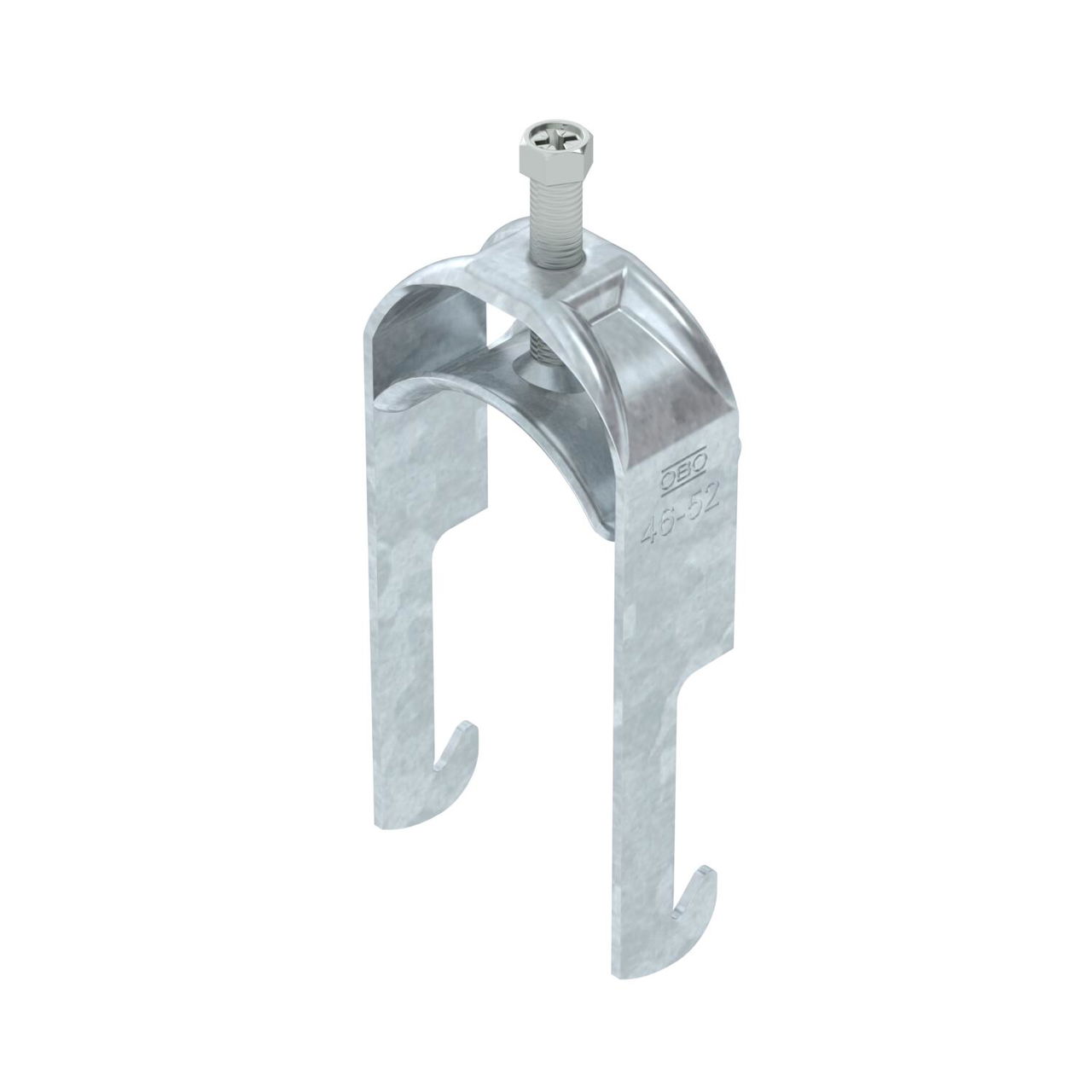 Abraçadeira BBS 2056 46-52mm Aço Galvanizado por imersão a quente após maquinação