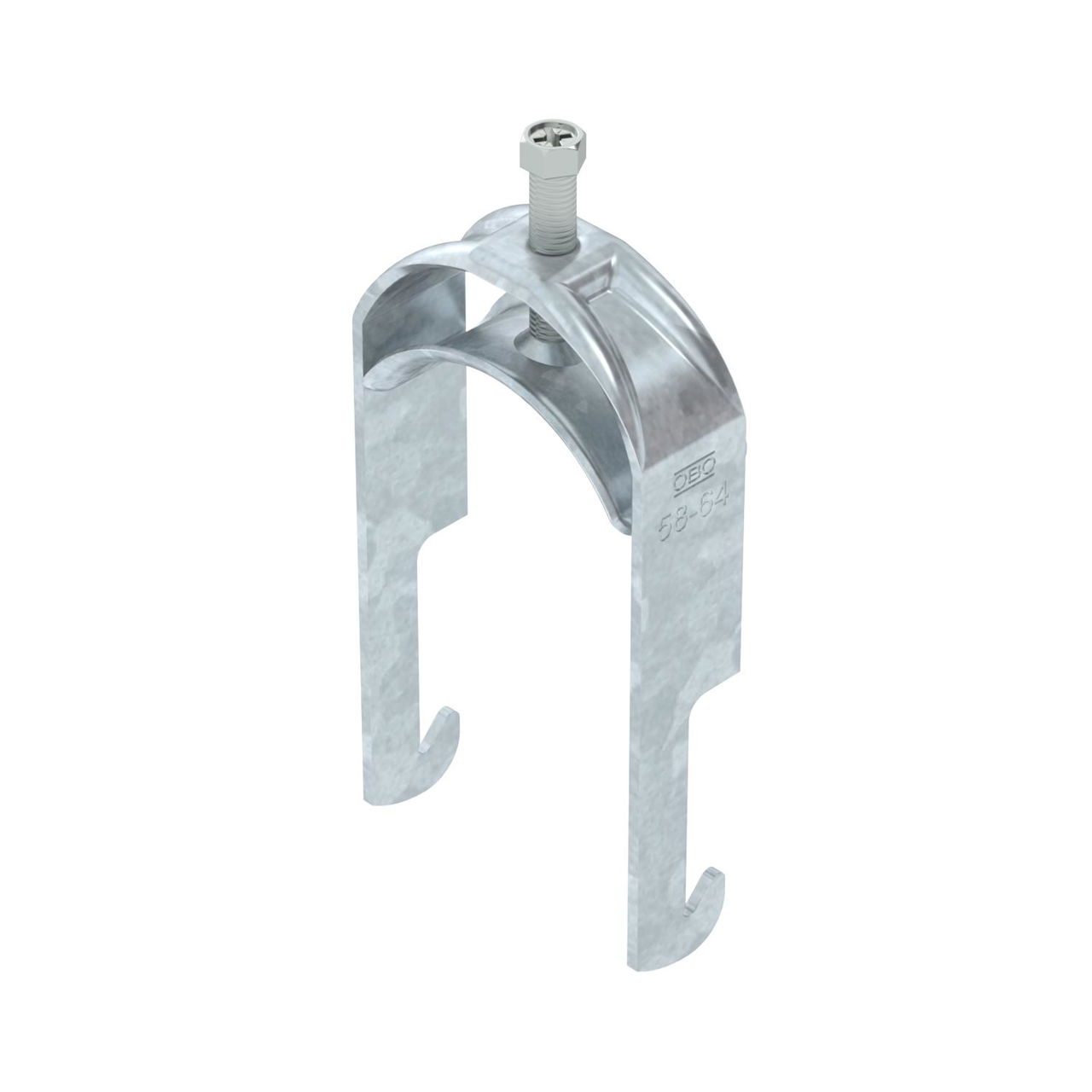 Abraçadeira BBS 2056 58-64mm Aço Galvanizado por imersão a quente após maquinação