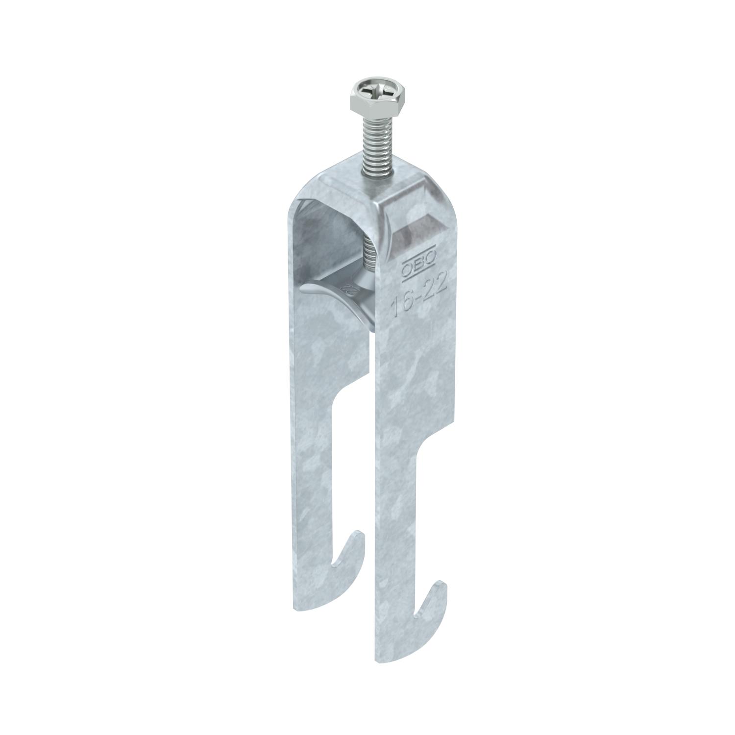 Abraçadeira BBS 2056 dupla 16-22mm Aço Galvanizado por imersão a quente após maquinação