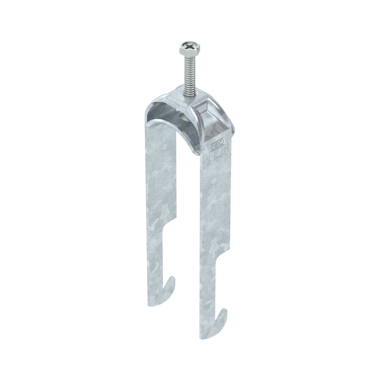 Abraçadeira BBS 2056 dupla 34-40mm Aço Galvanizado por imersão a quente após maquinação