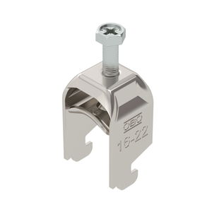 Abraçadeira BBS 2056 16-22mm Aço inoxidável, livre de ferrugem 1.4301 A2 1.4301 brilhante, pós-tratamento