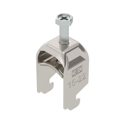 Abraçadeira BBS 2056 16-22mm Aço inoxidável, livre de ferrugem 1.4301 A2 1.4301 brilhante, pós-tratamento