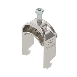 Abraçadeira BBS 2056 34-40mm Aço inoxidável, livre de ferrugem 1.4301 A2 1.4301 brilhante, pós-tratamento