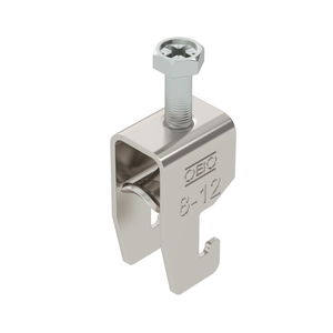 Abraçadeira BBS 2056 8-12mm Aço inoxidável, livre de ferrugem 1.4301 A2 1.4301 brilhante, pós-tratamento