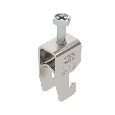 Abraçadeira BBS 2056 8-12mm Aço inoxidável, livre de ferrugem 1.4301 A2 1.4301 brilhante, pós-tratamento