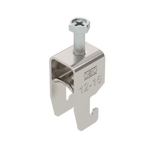 Abraçadeira BBS 2056 12-16mm Aço inoxidável, livre de ferrugem 1.4301 A2 1.4301 brilhante, pós-tratamento