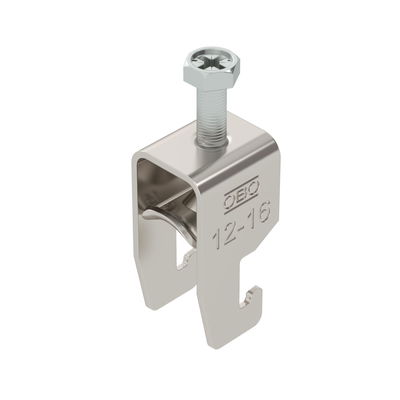 Abraçadeira BBS 2056 12-16mm Aço inoxidável, livre de ferrugem 1.4301 A2 1.4301 brilhante, pós-tratamento