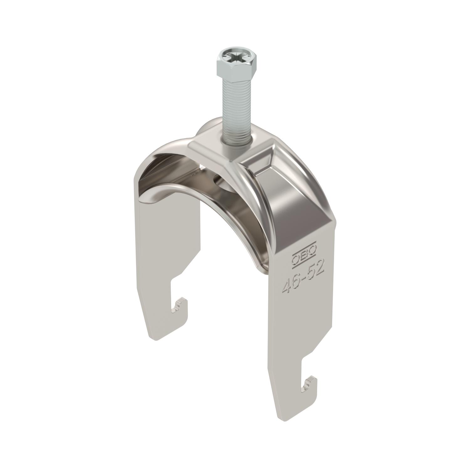 Abraçadeira BBS 2056 46-52mm Aço inoxidável, livre de ferrugem A2 1.4301 brilhante, pós-tratamento