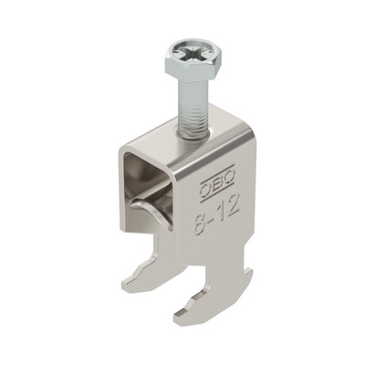 Abraçadeira BBS 2056 8-12mm Aço inoxidável A4 1.4571 brilhante, pós-tratamento