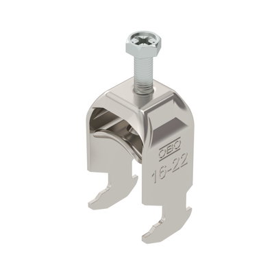 Abraçadeira BBS 2056 16-22mm Aço inoxidável A4 1.4571 brilhante, pós-tratamento
