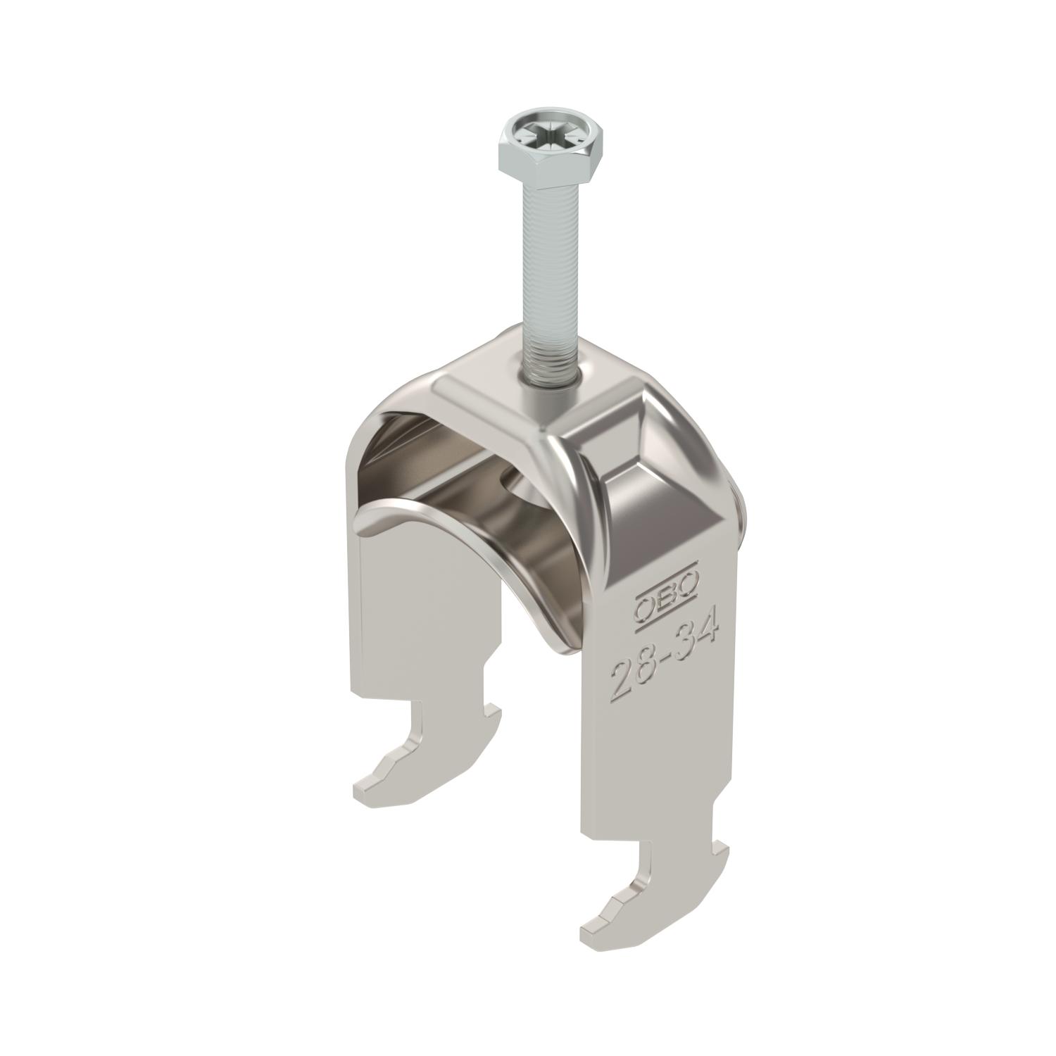 Abraçadeira BBS 2056 28-34mm Aço inoxidável A4 1.4571 brilhante, pós-tratamento