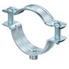 Abraçadeira metálica com rosca M6 36-44mm Aço eletrogalvanizado