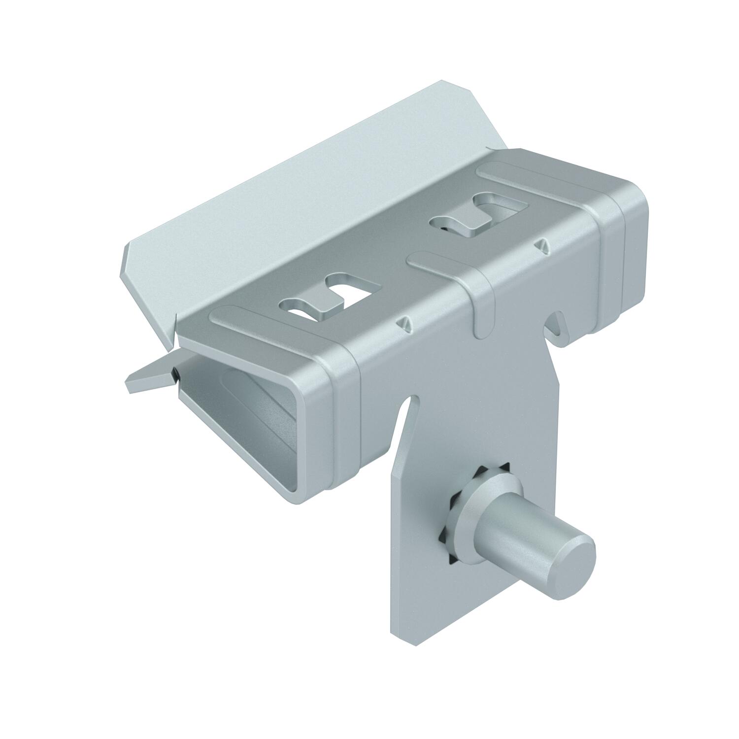 Clip de suspensão com perno roscado M6x9mm 1,5-4mm Aço Lamela de zinco zinco