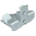 Clip de suspensão com perno roscado M6x9mm 3-7mm Aço Lamela de zinco zinco