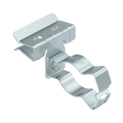 Clip de suspensão com admissão de tubo 20-25mm 4-10mm Aço Lamela de zinco zinco