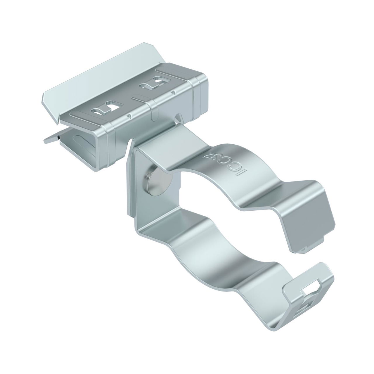 Clip de suspensão com admissão de tubo 30-32mm 4-10mm Aço Lamela de zinco zinco