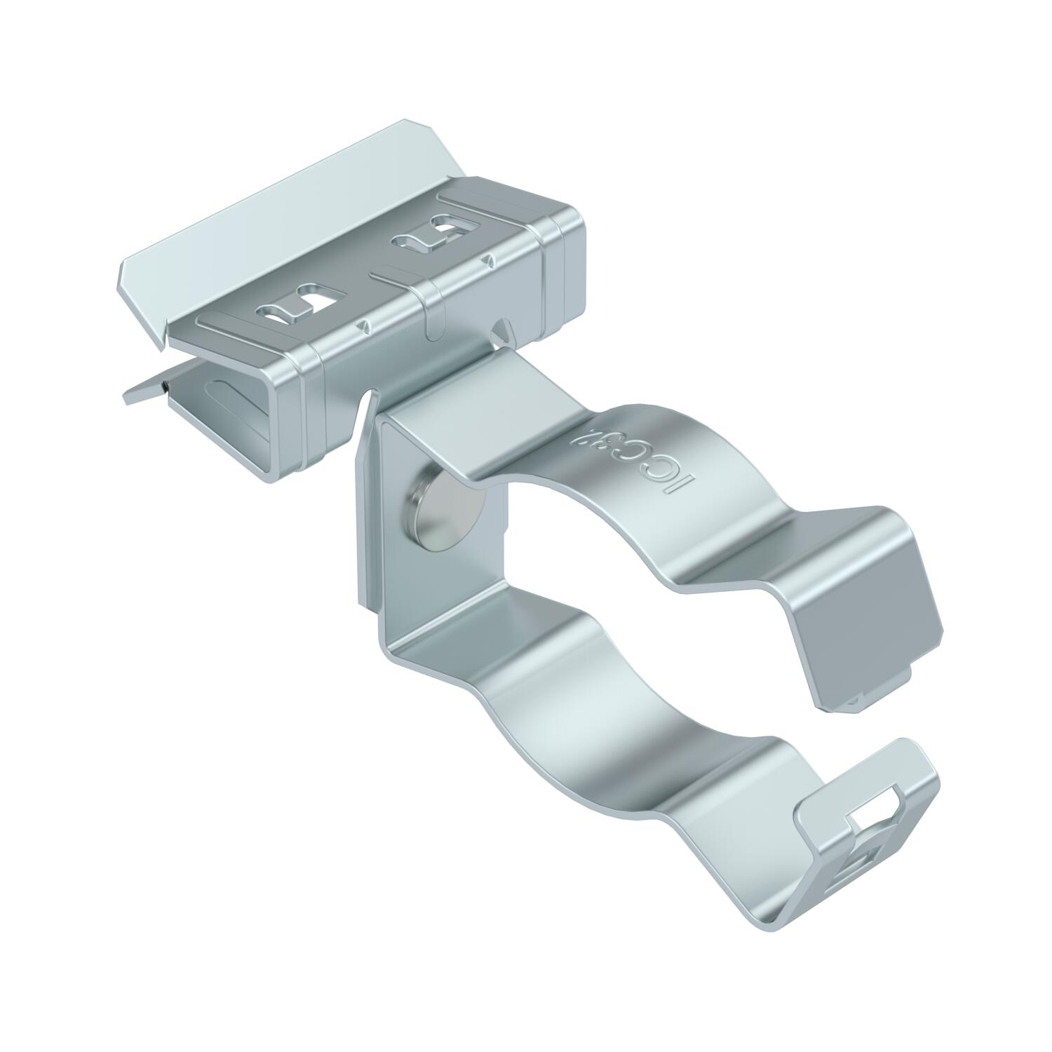Clip de suspensão com admissão de tubo 30-32mm 4-10mm Aço Lamela de zinco zinco