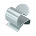 Clip de suspensão para cabo 10-11mm 1-4mm Aço Lamela de zinco zinco