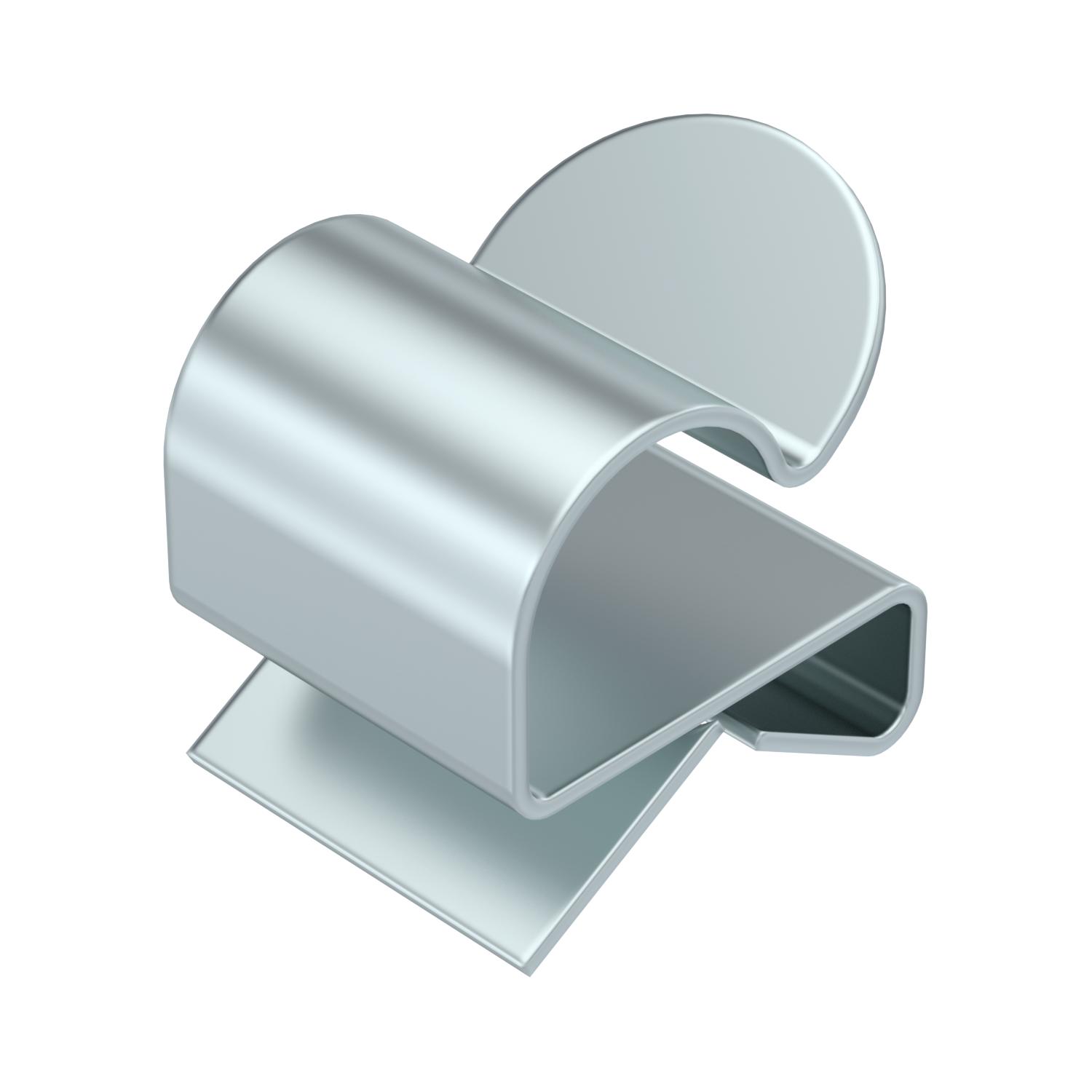 Clip de suspensão para cabo 10-11mm 1-4mm Aço Lamela de zinco zinco