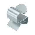 Clip de suspensão para cabo 10-11mm 4-7,5mm Aço Lamela de zinco zinco
