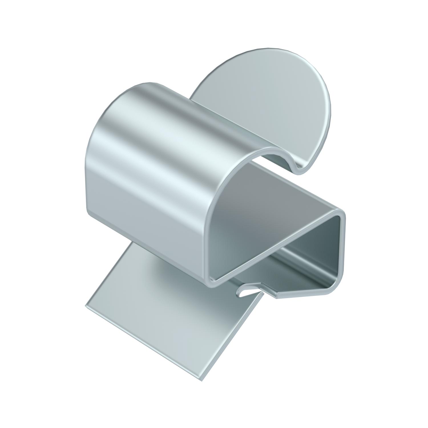 Clip de suspensão para cabo 10-11mm 4-7,5mm Aço Lamela de zinco zinco