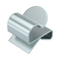 Clip de suspensão para cabo 12-14mm 4-7,5mm Aço Lamela de zinco zinco