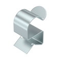 Clip de suspensão para cabo 25-30mm 4-7,5mm Aço Lamela de zinco zinco