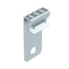 Clip de suspensão 5-7mm Aço Lamela de zinco zinco