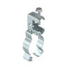 Clip de suspensão com admissão de tubo 36-40mm 2-13mm Aço Lamela de zinco zinco