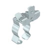 Beam clamp with bottom pipe clamp 30-32mm 3-7mm Aço Lamela de zinco zinco