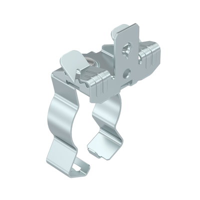 Beam clamp with bottom pipe clamp 30-32mm 3-7mm Aço Lamela de zinco zinco