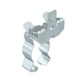 Clip de suspensão com admissão de tubo 30-32mm 7-13mm Aço Lamela de zinco zinco