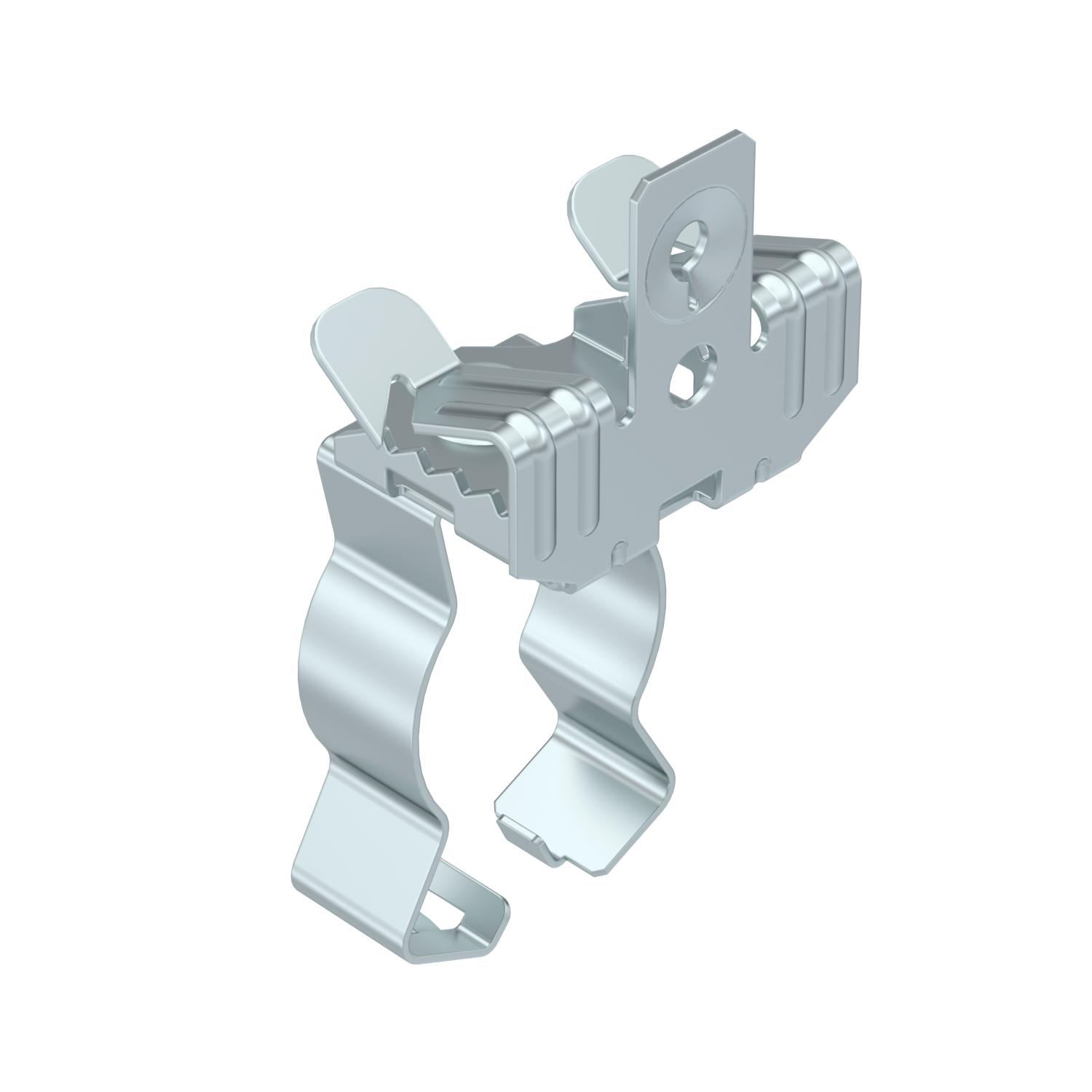 Clip de suspensão com admissão de tubo 30-32mm 7-13mm Aço Lamela de zinco zinco