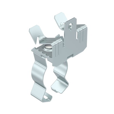 Beam clamp with bottom pipe clamp 30-32mm 14-20mm Aço Lamela de zinco zinco