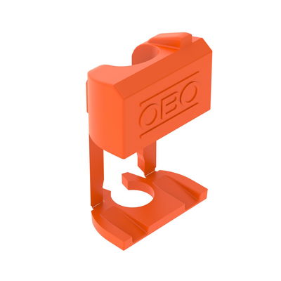 Elemento de fixação HW para placas finas 15x8x5 Polipropileno cor-de-laranja