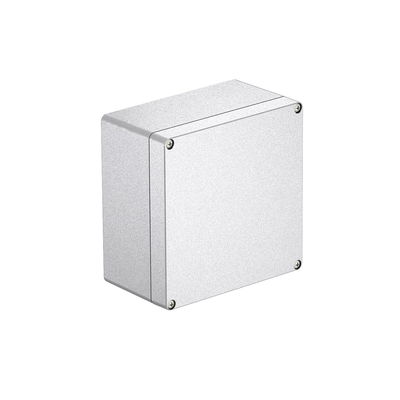 Caixa de alumínio com superfície revestível 160x160x90 Molde de pressão em alumínio Revestimento cromado III