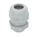 Bucim com rosca curta M20 Poliamida cinzento claro RAL 7035